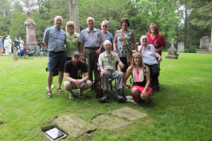 Gilman Willson family - back row - Paul and Sandra Sales, Alan and Barbara Cross, Catherine Willson, Patricia Scott, Brenda Corby - front row - Stephen and Hilliard Willson, Claire Sales. Photo courtesy of Brenda Corby