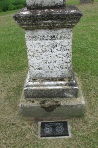 Stephen Backus grave. Photo courtesy of Brenda Corby