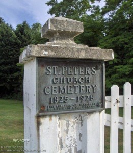 Peter's Anglican Church Cemetery Gate. Photo courtesy of Catherine Reiss