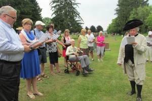 Some of those attending the event including Joe Preston MP for Elgin - Middlesex - London at left. Photo courtesy of Brenda Corby