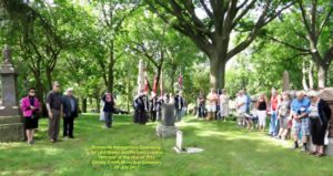 War of 1812 Graveside Recognition Ceremony for Private Richard London