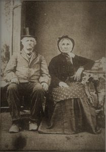 1812 veteran Benjamin Preston and wife Diadamia Potter c1870.