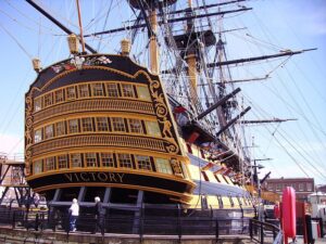 HMS Victory at Royal Navy Museum, Portsmouth, UK